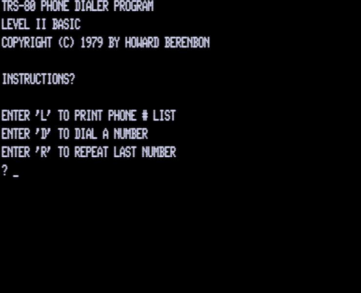 Screen shot